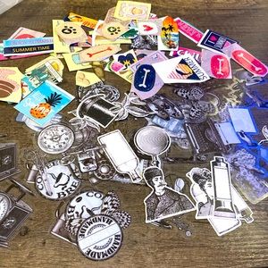 100+ Vintage Looking Stickers